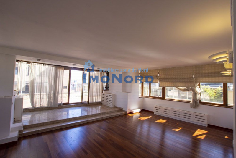 Herastrau apartament penthouse cu 3 camere