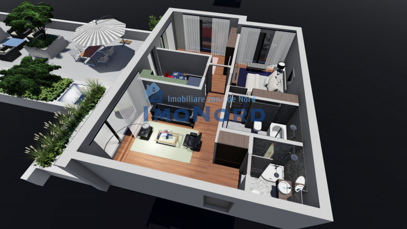 Unirii Fantani Justitiei 57 apartament cu terasa 140mp