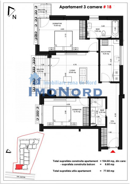 Unirii Fantani - Justitiei 57- Apartament 3 Camere Top la 700m de metrou M1