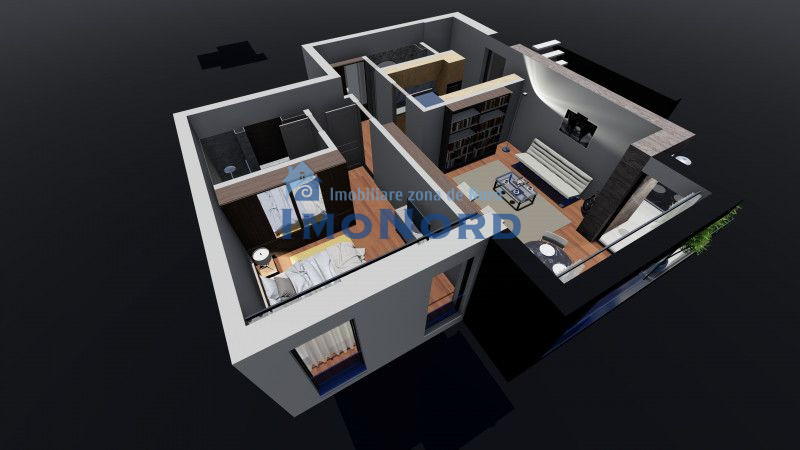 Unirii Fantani - Justitiei 57 - Apartamente Smart balcon 26 mp si gradina 38 mp 