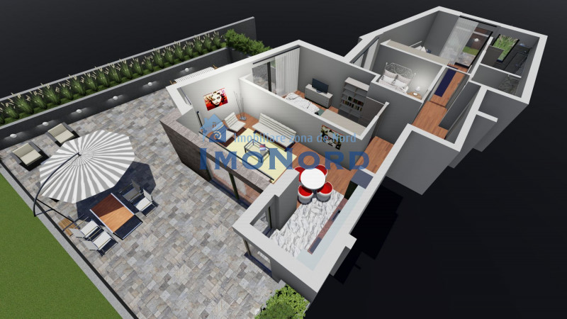 Unirii Fantani ultracentral 145 mp gradina