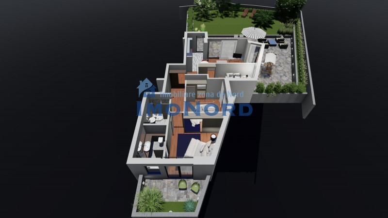 Unirii Fantani ultracentral 145 mp gradina