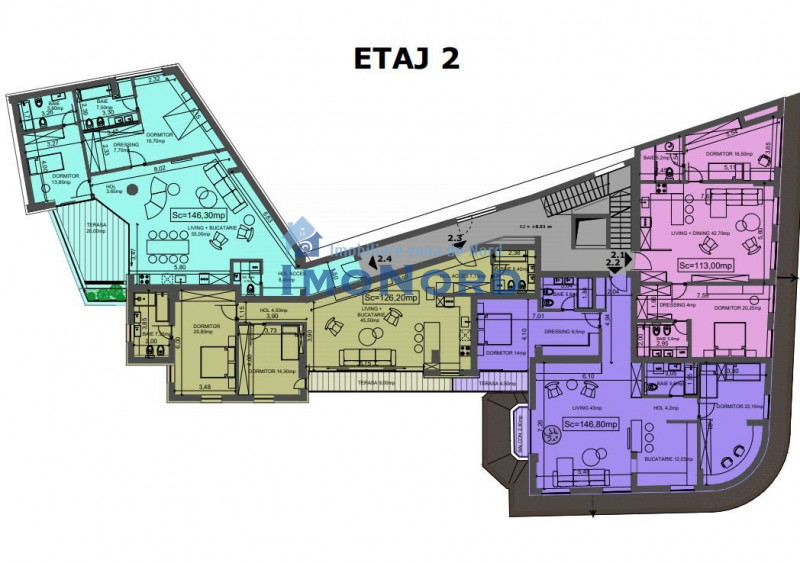 Apartament 4 camere, La Maison, Proiect Dumbrava Rosie