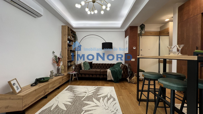 Unirii bloc 2023, apartament mobilat complet, terasa, gradina si garaj !