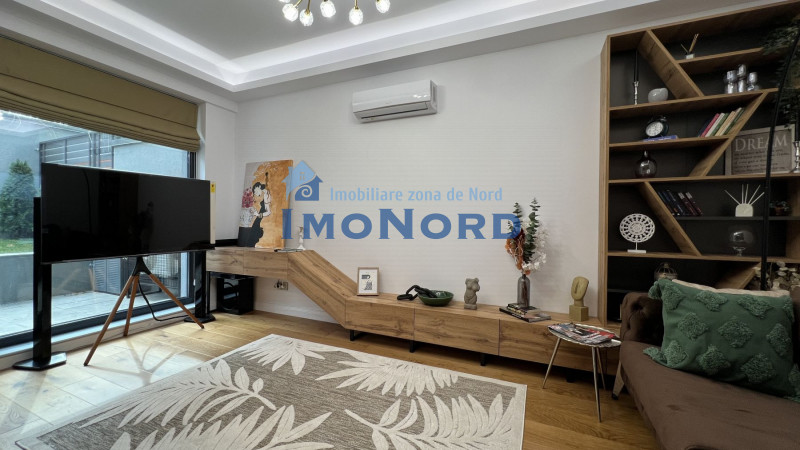 Unirii bloc 2023, apartament mobilat complet, terasa, gradina si garaj !