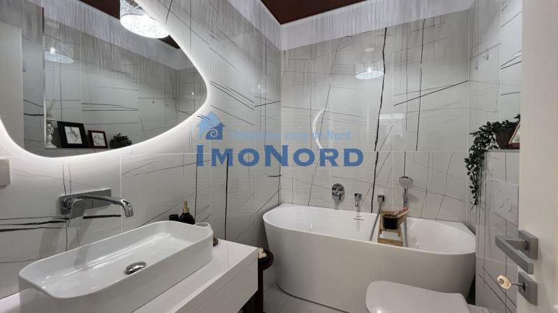 Unirii bloc 2023, apartament mobilat complet, terasa, gradina si garaj !