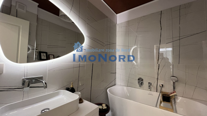 Unirii bloc 2023, apartament mobilat complet, terasa, gradina si garaj !