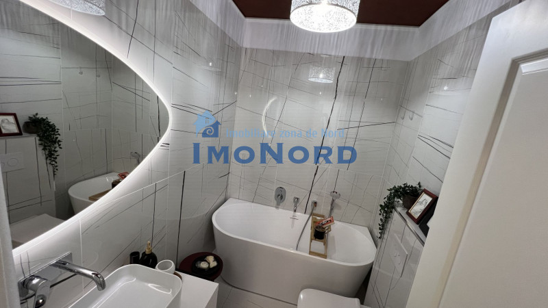 Unirii bloc 2023, apartament mobilat complet, terasa, gradina si garaj !