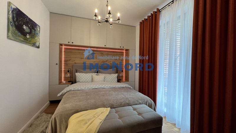 Unirii bloc 2023, apartament mobilat complet, terasa, gradina si garaj !