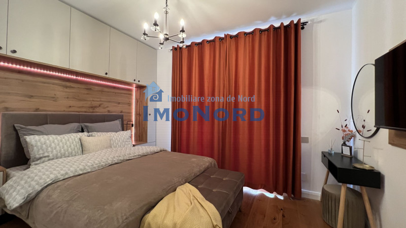 Unirii bloc 2023, apartament mobilat complet, terasa, gradina si garaj !