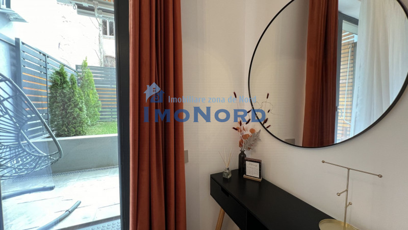 Unirii bloc 2023, apartament mobilat complet, terasa, gradina si garaj !