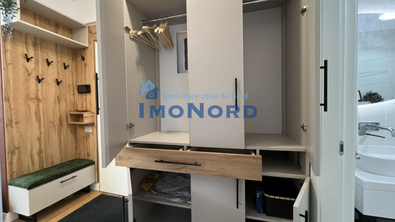 Unirii bloc 2023, apartament mobilat complet, terasa, gradina si garaj !