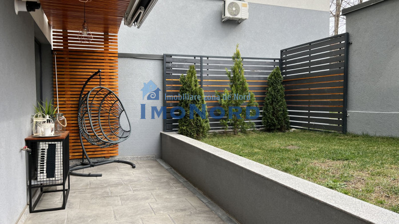 Unirii bloc 2023, apartament mobilat complet, terasa, gradina si garaj !