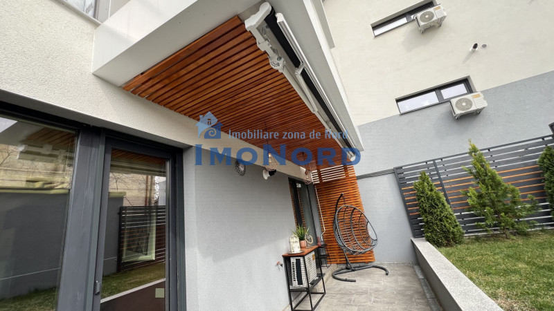 Unirii bloc 2023, apartament mobilat complet, terasa, gradina si garaj !