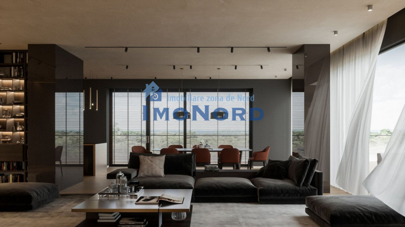 Penthouse 6 camere | 551 mp, terasă 193 mp, panoramă pădure – Pines Residence