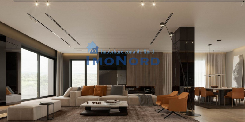 Penthouse 5 camere | 358 mp, terasă 84 mp, vedere pădure – Pines Residence