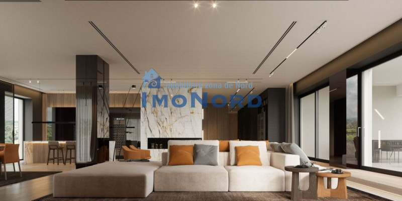 Penthouse 5 camere | 358 mp, terasă 84 mp, vedere pădure – Pines Residence