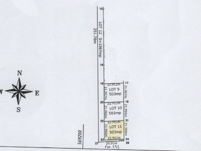 Ciorogarla , Loturi de  casa 500 -1500mp Manastirea Samurcasi