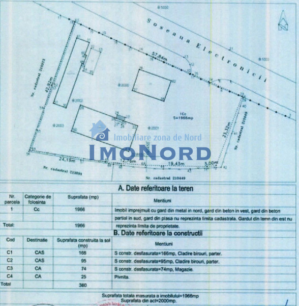 Birouri si spatii depozitare  zona Gara Obor - sos Electronicii