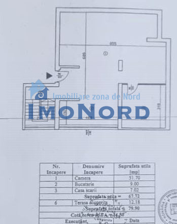 Damaroia vânzare apartament 3 camere dispus pe 2 etaje