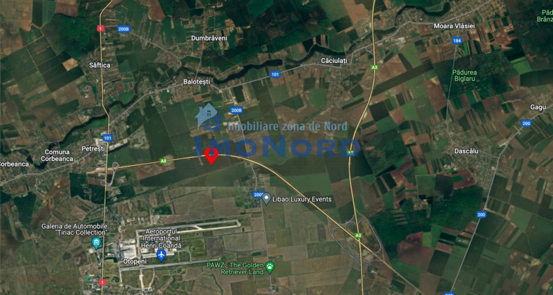 Nord autostrada A0 si A3 teren 14 HA