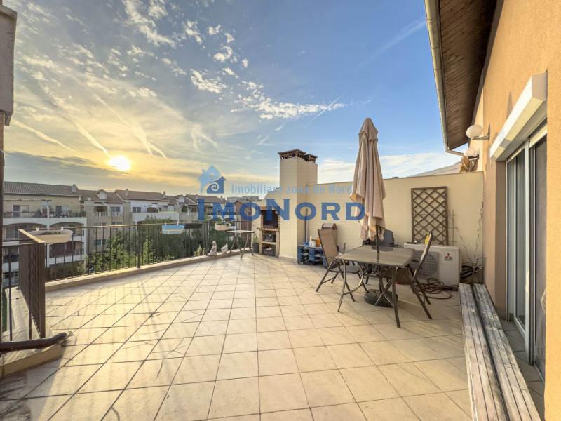 Spacious 3-Room Apartment with a 42 sqm Terrace in Pipera – North Bucharest