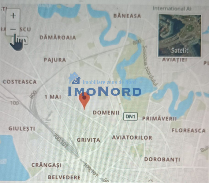 APART. full RENOVAT +TEREN in zona DOMENII ! Centrala Proprie !