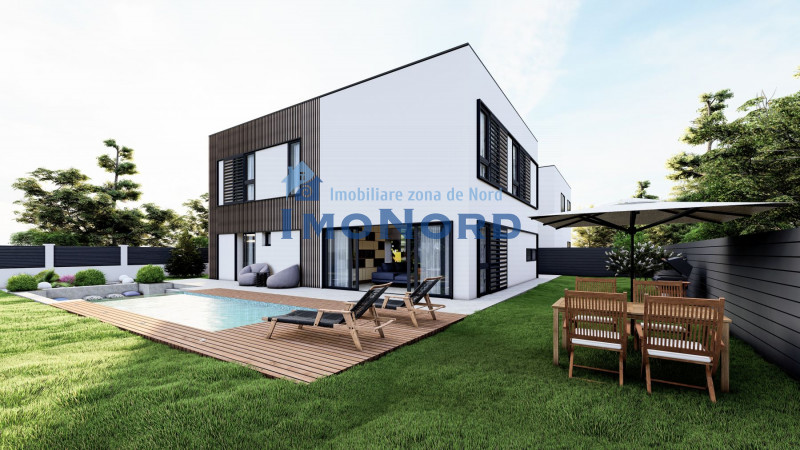 Vila moderna posibilitate personalizare – piscina exterioara si garaj dublu!