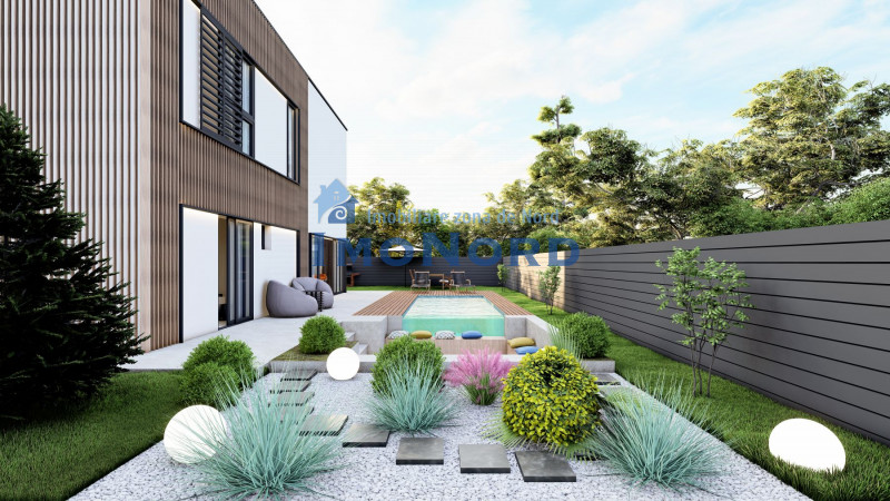 Vila moderna posibilitate personalizare – piscina exterioara si garaj dublu!