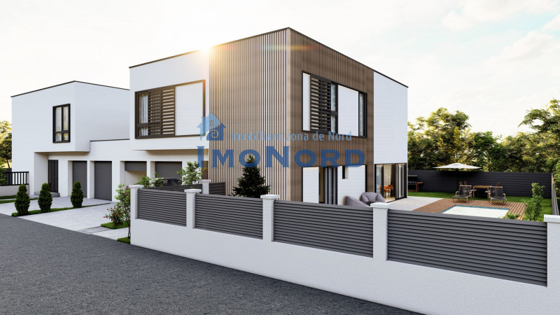 Vila moderna posibilitate personalizare – piscina exterioara si garaj dublu!