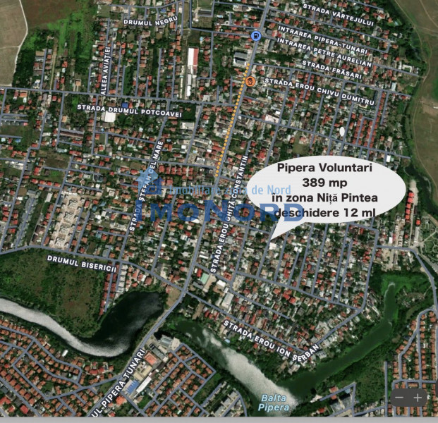 Teren de vânzare în Pipera – 389 mp în zona Niță Pintea