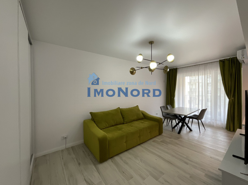 Apartament 2 camere complet mobilat în Pipera, lângă Porsche Nord 