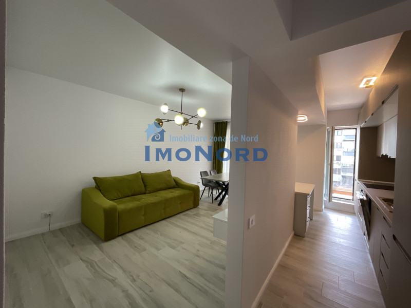 Apartament 2 camere complet mobilat în Pipera, lângă Porsche Nord 