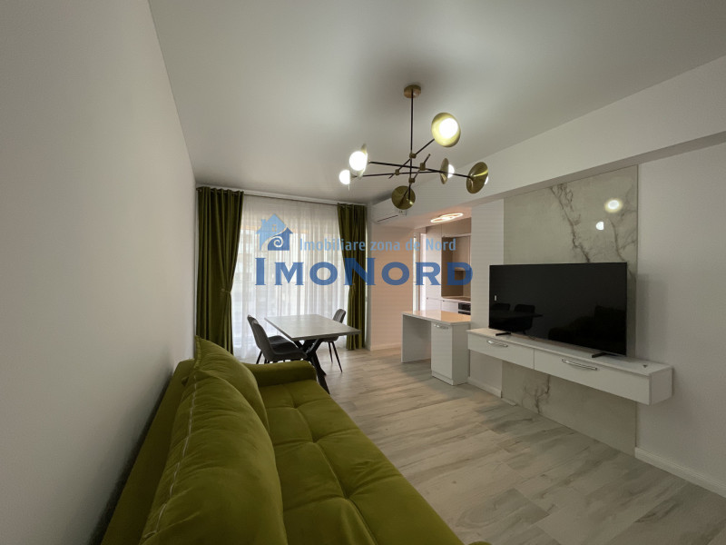 Apartament 2 camere complet mobilat în Pipera, lângă Porsche Nord 