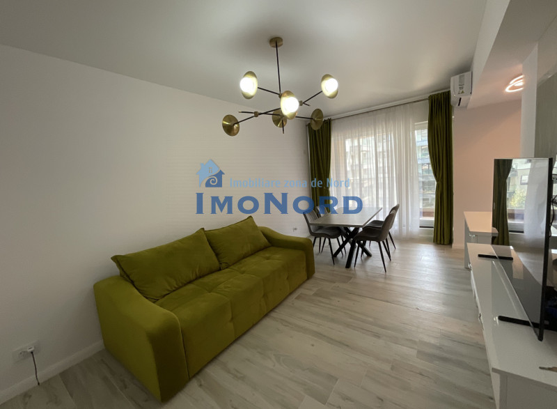 Apartament 2 camere complet mobilat în Pipera, lângă Porsche Nord 