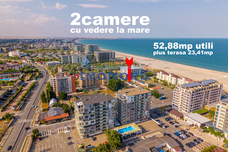 Apartament cu vedere dubla – mare si lac – in inima statiunii Mamaia