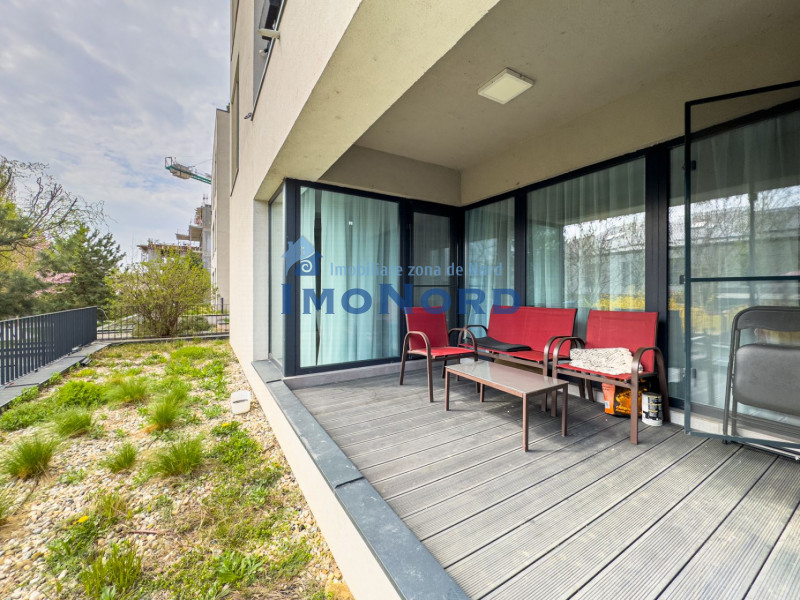 3 camere cu gradina si loc de parcare Rond OMV