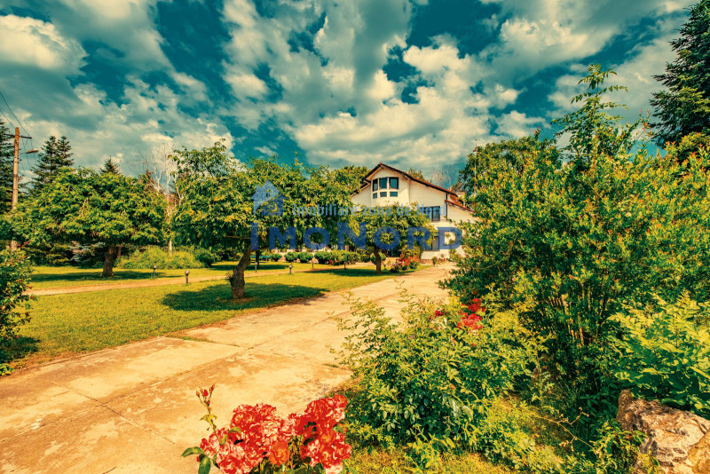 Casa superba cu vedere la lac in Izvorani – piscina, natura,si potential imens!