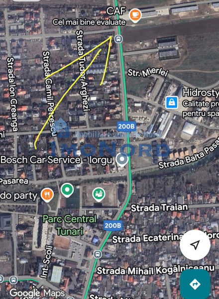Casa cu teren, tripla deschidere strada Tunari-Dimieni 
