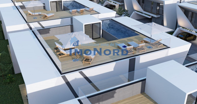Vila cu design modern si piscina pe acoperis!