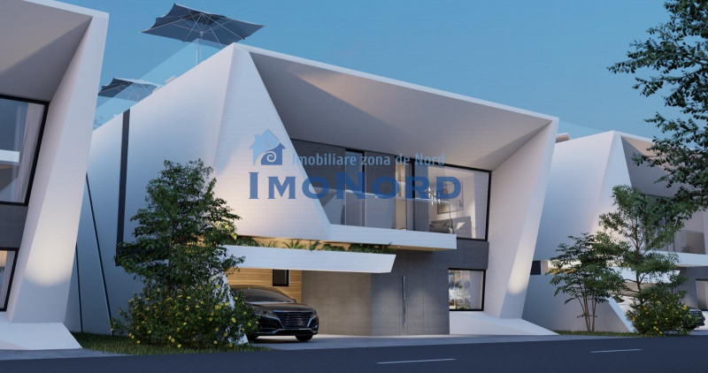 Vila cu design modern si piscina pe acoperis!
