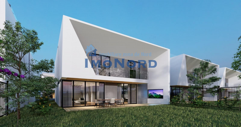 Vila cu design modern si piscina pe acoperis!