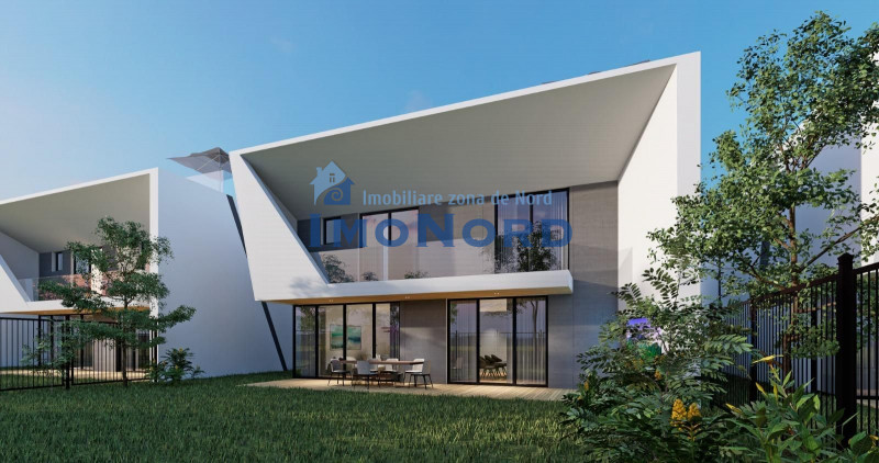 Vila cu design modern si piscina pe acoperis!