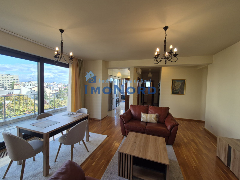 Stefan cel Mare penthouse pe doua niveluri, 3 camere 