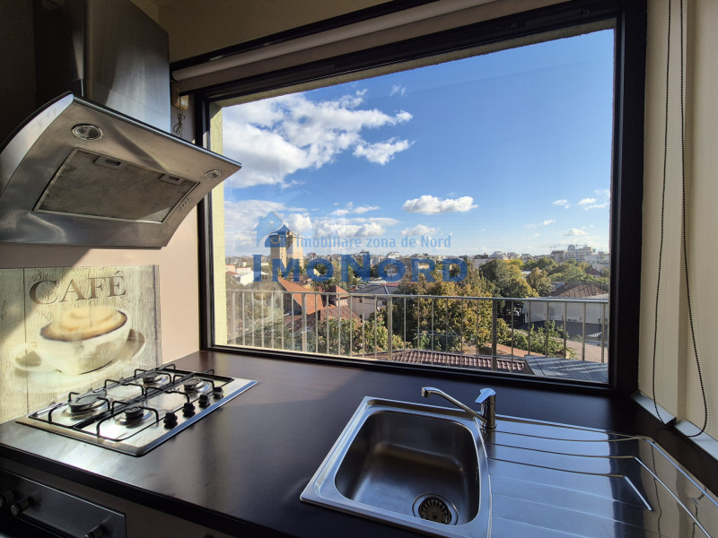 Stefan cel Mare penthouse pe doua niveluri, 3 camere 