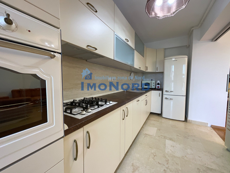 Baneasa  Apartament 3 camere complet mobilat și utilat în  Sisești