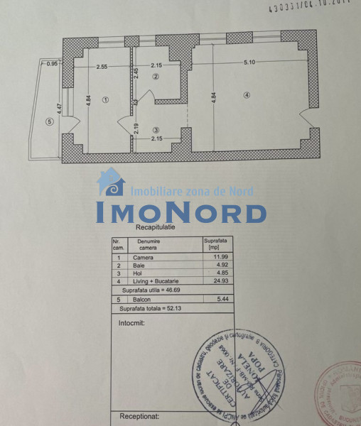 Închiriere apartament de 2 camere Timpuri Noi- Nerva Traian