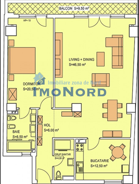Închiriere apartament de 2 camere Piața Romana-Ultracentral