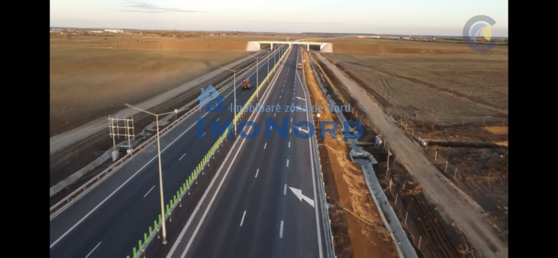 Teren 14 HA conex Autostrada A0 Nord pretabil dezvoltare logistica/rezidentiala