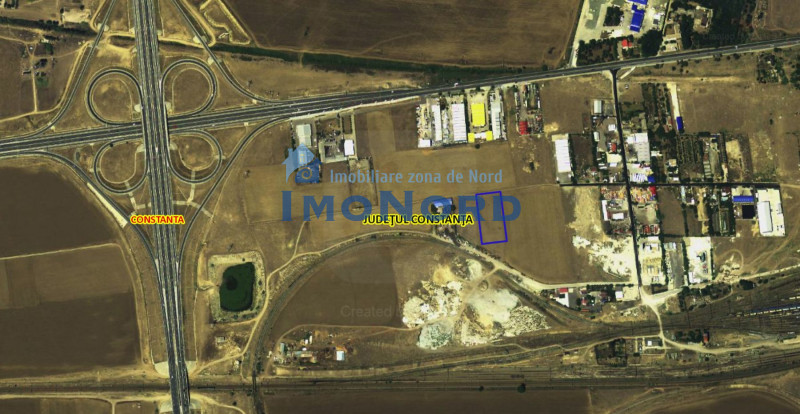Palas vaporas, teren industrial logistic acces facil Autostrada